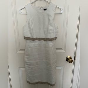 JCrew White Linen Dress